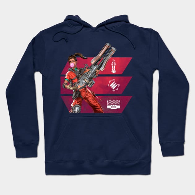 Rampart Apex Legends Hoodie by Paul Draw